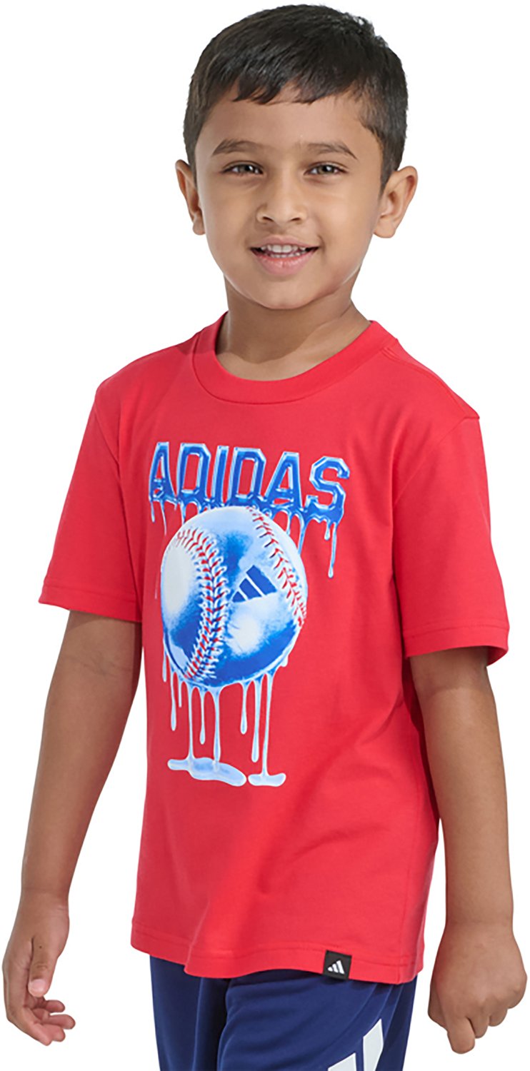 adidas Boys' Baseball Drip T-Shirt - view number 4
