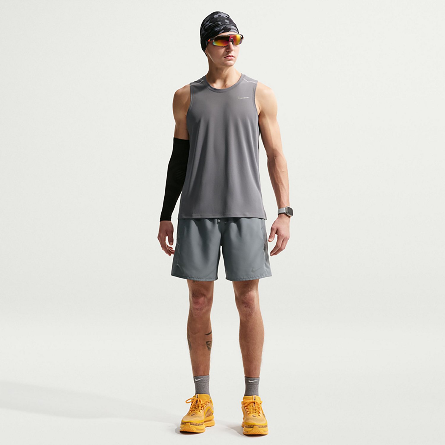 Nike Men's Dri-FIT Miler Brief-Lined Running Shorts 7 in. - view number 3