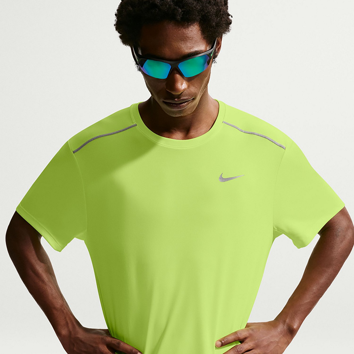 Nike Men's Dri-FIT UV Miler Short Sleeve Shirt - view number 3