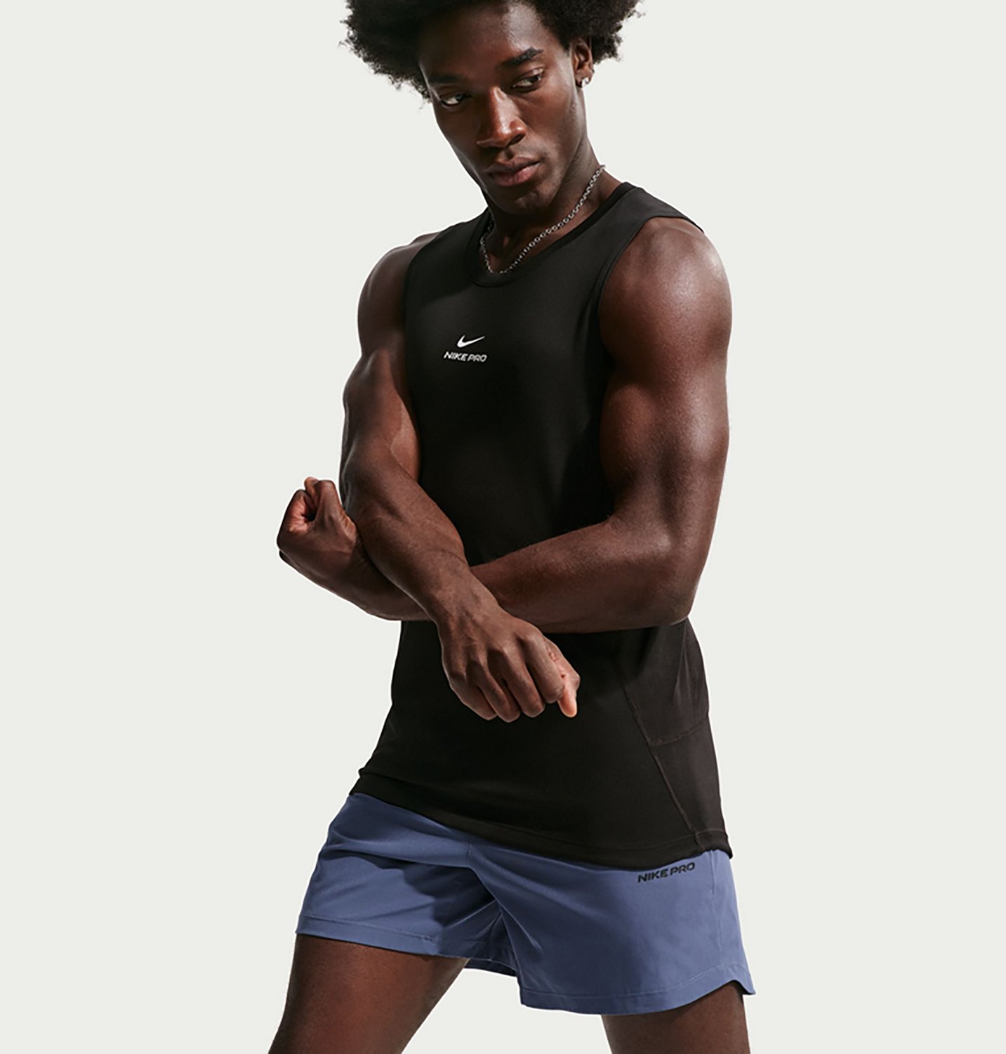 Nike Men's Dri-FIT Nike Pro Training Tank Top - view number 5