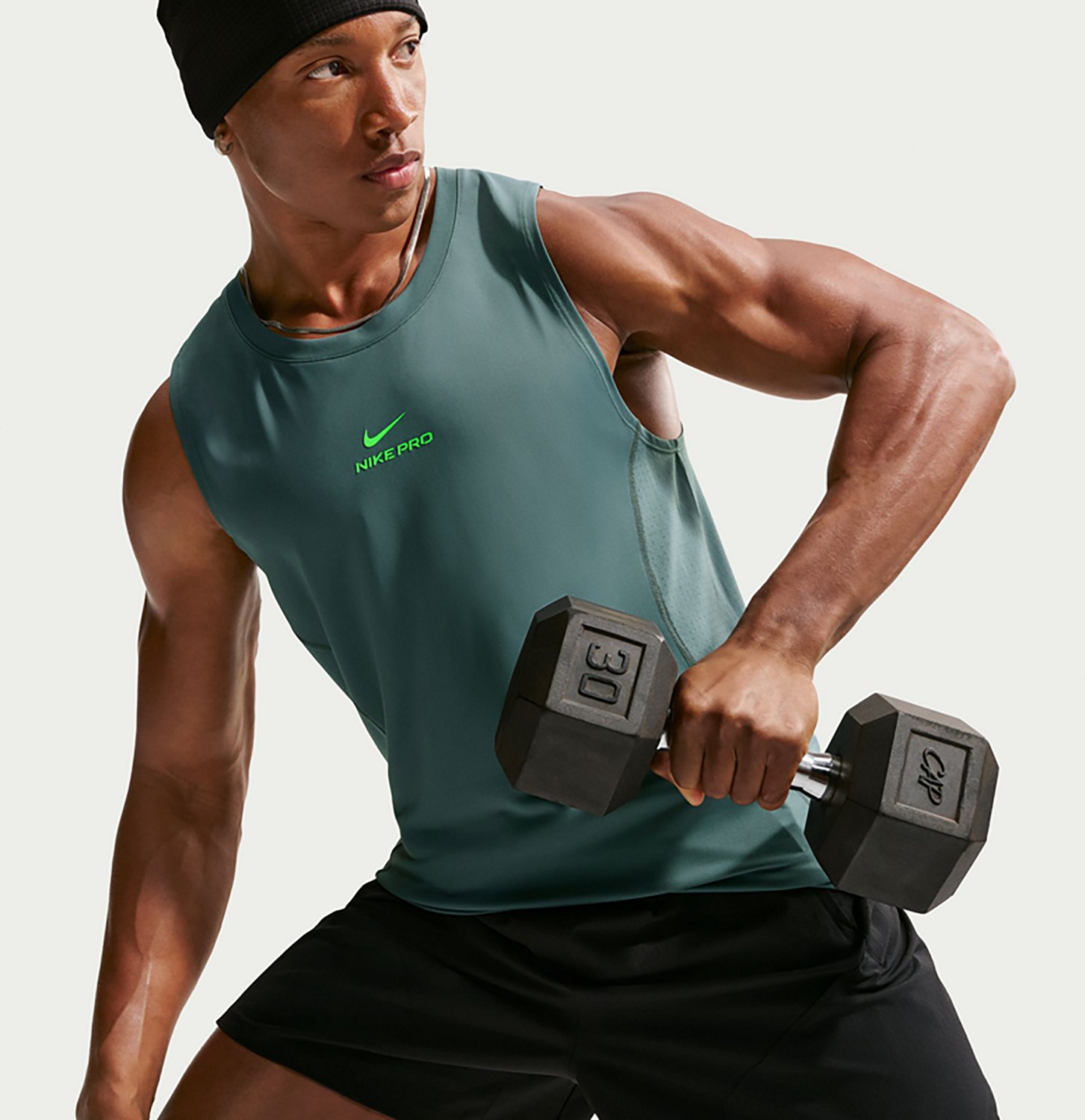 Nike Men's Dri-FIT Nike Pro Training Tank Top - view number 5
