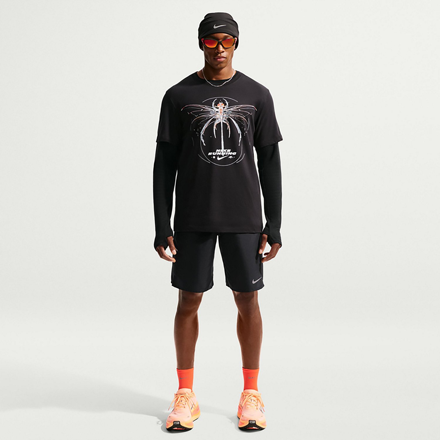 Nike Men's Dri-FIT Miler Brief-Lined Running Shorts 9 in. - view number 3