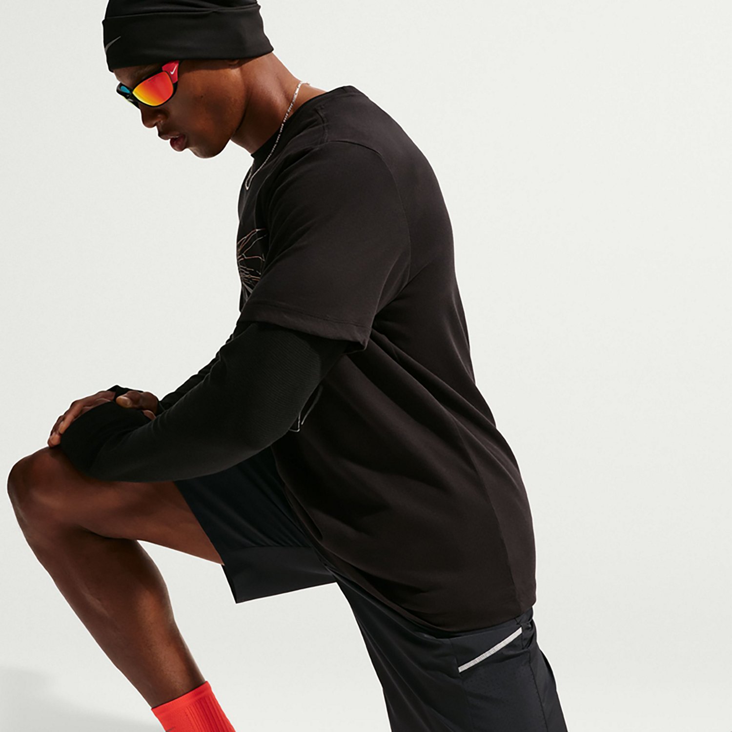 Nike Men's Dri-FIT Miler Brief-Lined Running Shorts 9 in. - view number 5