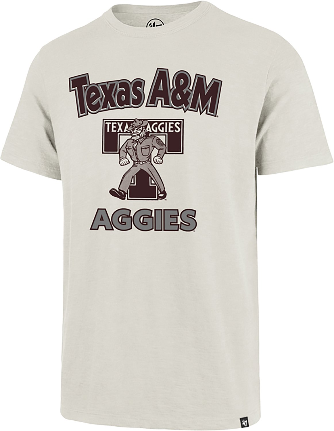 '47 Men's Texas A&M Aggies Swingin Distressed Scrum Short Sleeve T-shirt