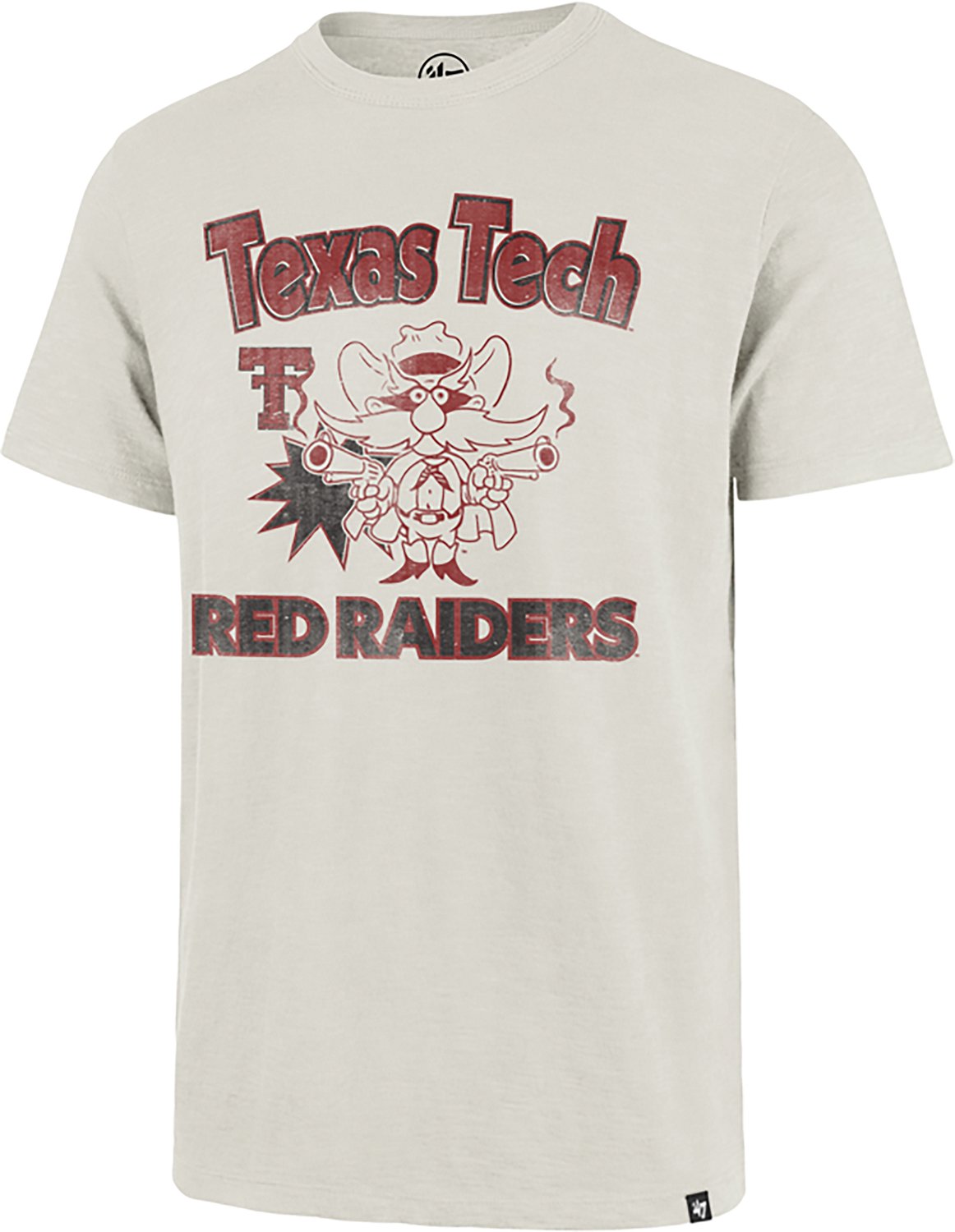 '47 Men's Texas Tech Red Raiders Swingin Distressed Scrum Short Sleeve T-shirt