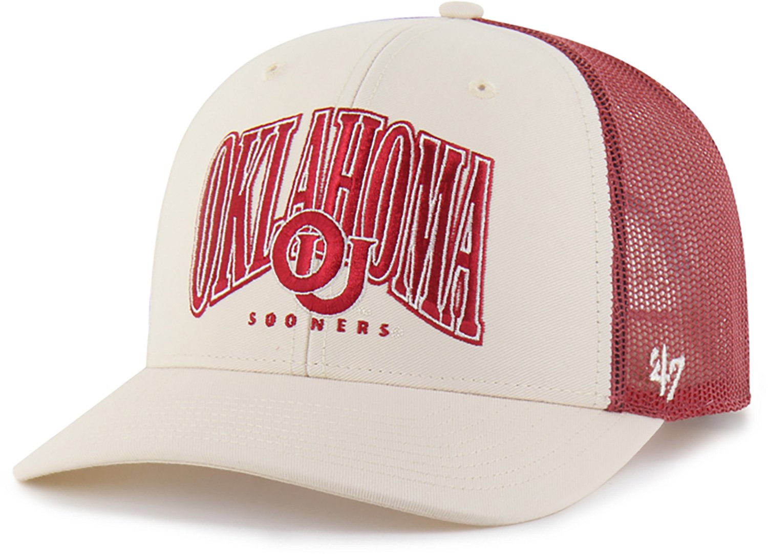 '47 University of Oklahoma Vault Logo Drawbridge Trucker Cap