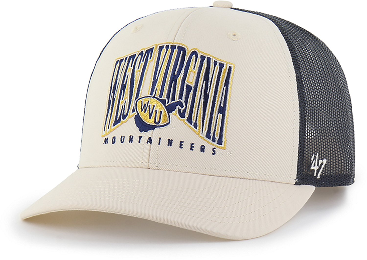 '47 West Virginia University Vault Logo Drawbridge Trucker Cap