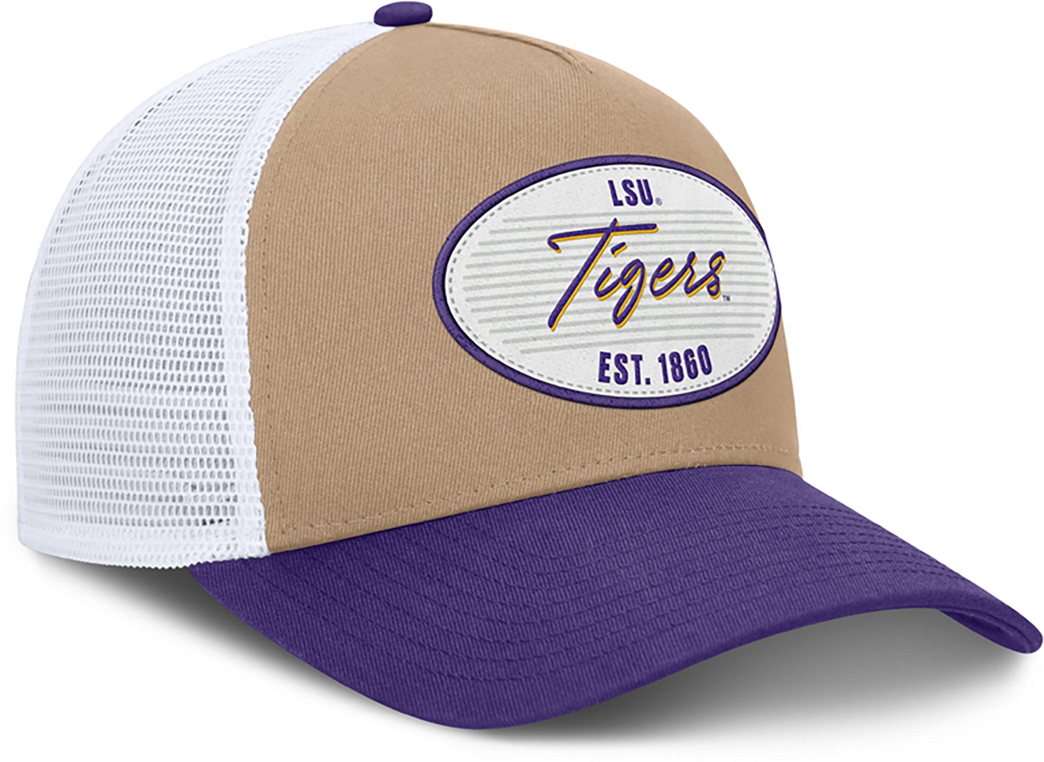 Nike Louisiana State University Patch Rise Structured A Frame Trucker Cap