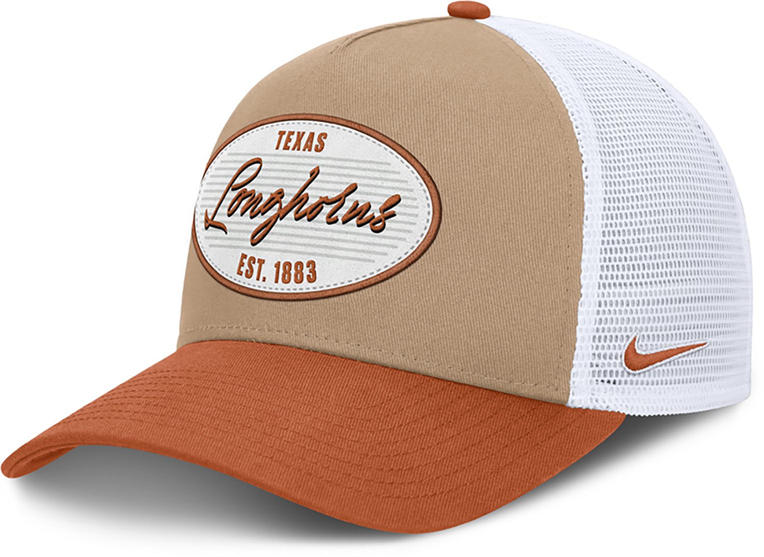 Nike University of Texas Patch Rise Structured A Frame Trucker Cap