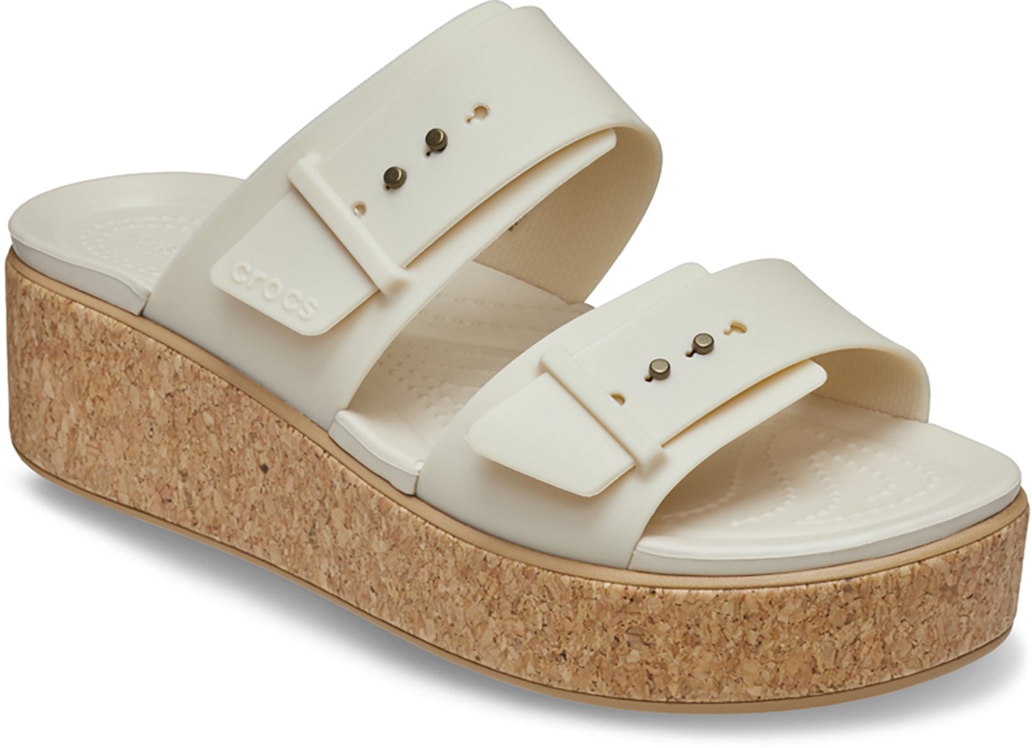 Crocs Women's Brooklyn Cork Buckle Sandals - view number 2