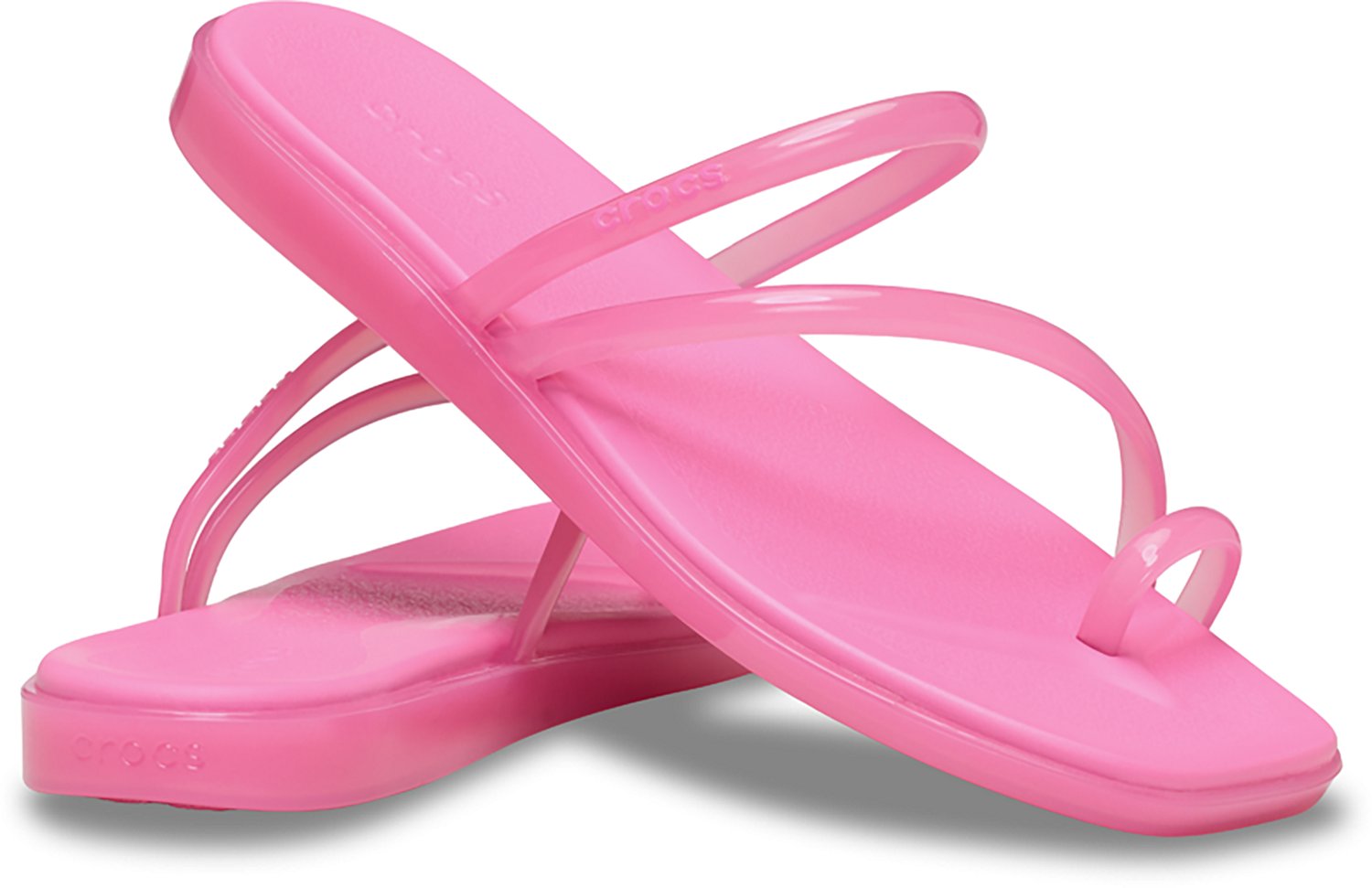 Crocs Women's Miami Jelly Toe Loop Sandals - view number 6