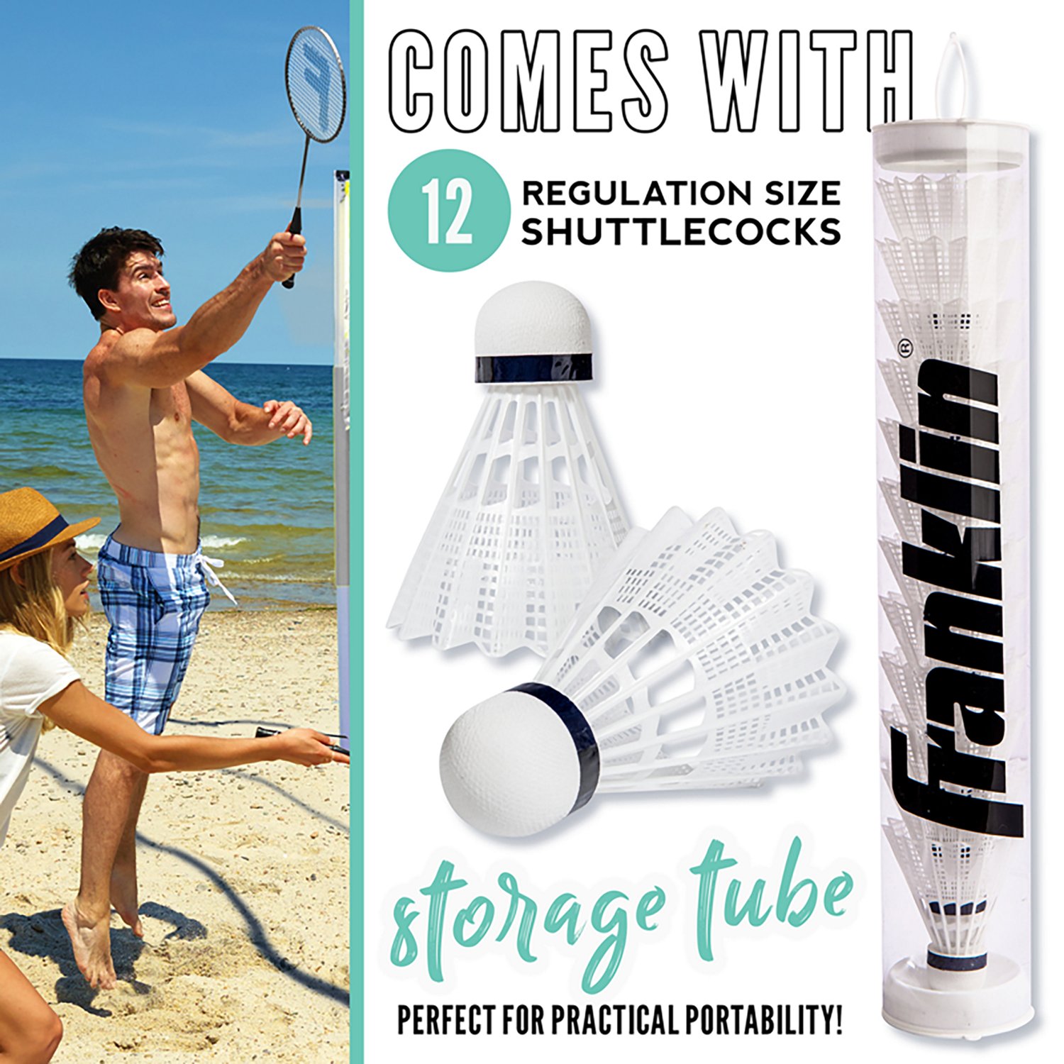 Franklin Sports Shuttlecocks 12-Pack - view number 2