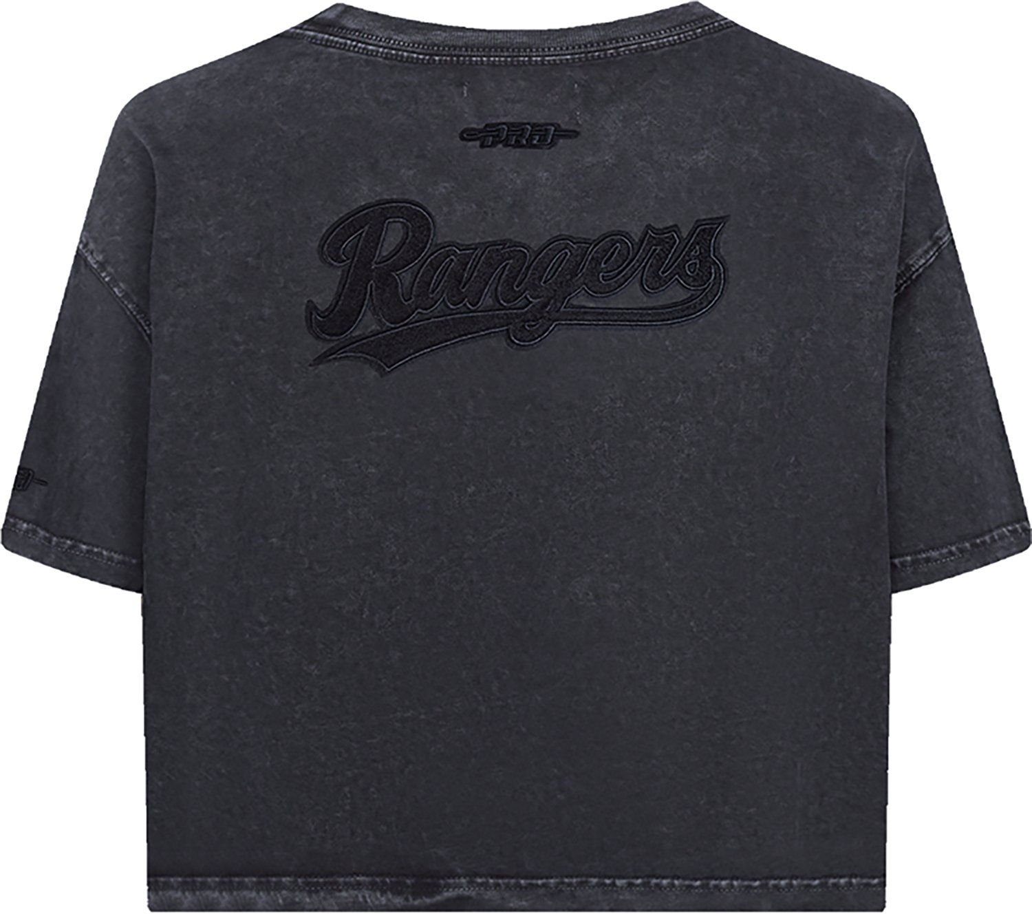 Pro Standard Women's Texas Rangers Washed Classic Enzyme Wash Short Sleeve Boxy T-shirt