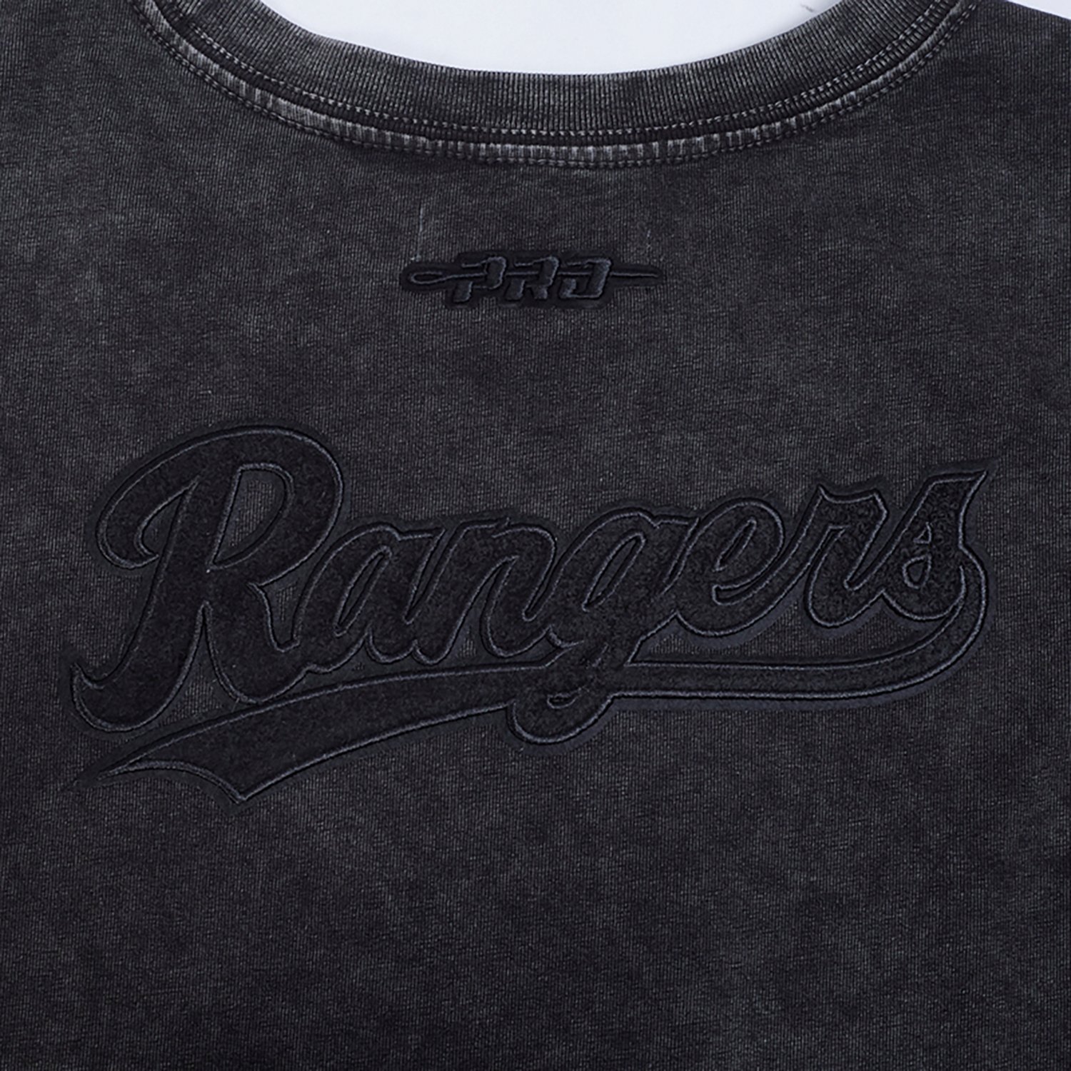 Pro Standard Women's Texas Rangers Washed Classic Enzyme Wash Short Sleeve Boxy T-shirt