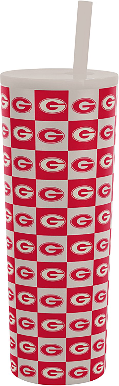 Logo Brands University of Georgia Gridiron 30 oz Straw Tumbler - view number 2