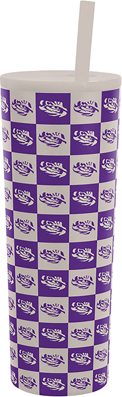 Logo Brands Louisiana State University Gridiron 30 oz Straw Tumbler - view number 2