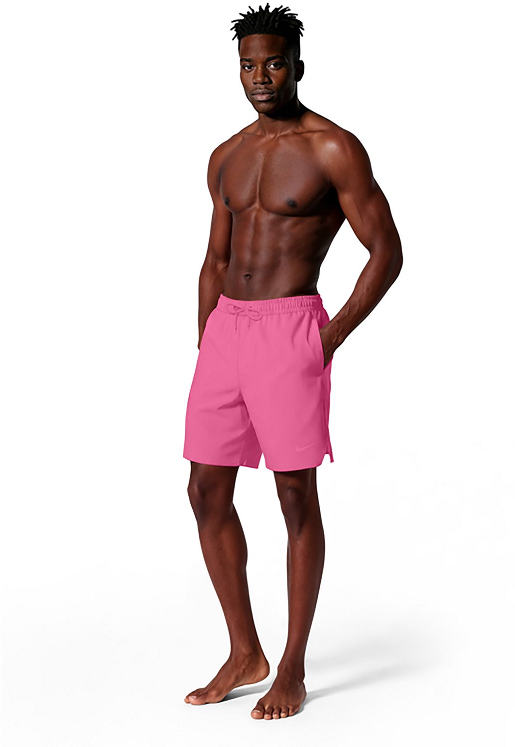 Nike Men's Fadeaway Solid Essential Fully Lined Volley Swim Shorts 7 in - view number 5