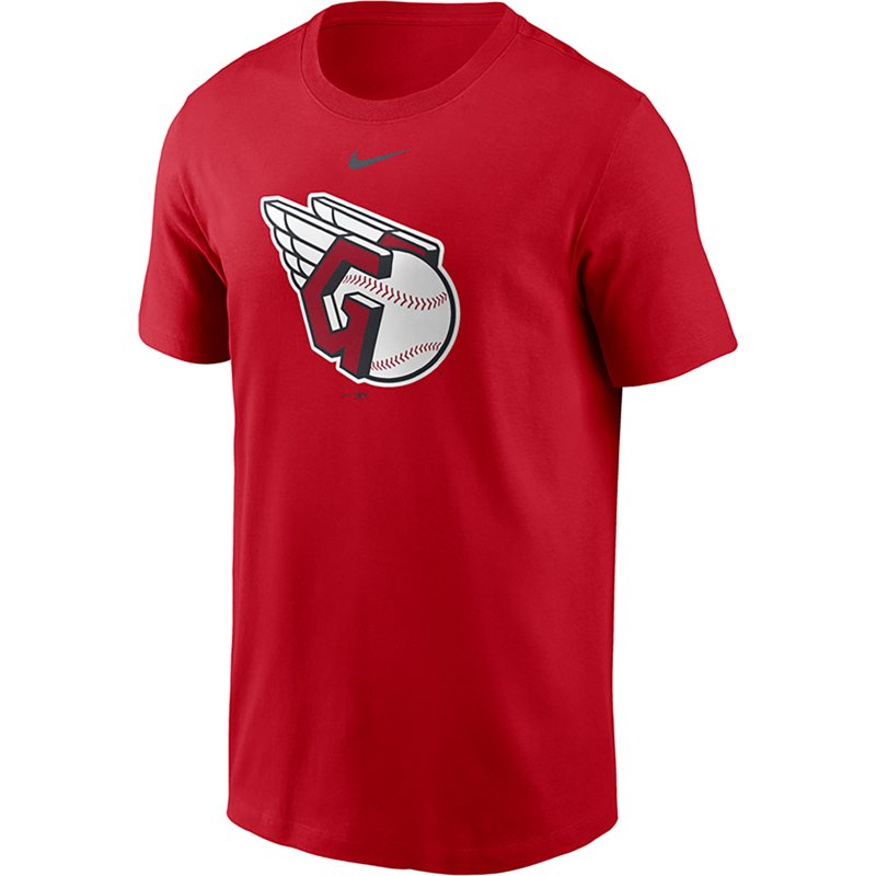 Nike Men's Cleveland Guardians Large Team Logo T-Shirt
