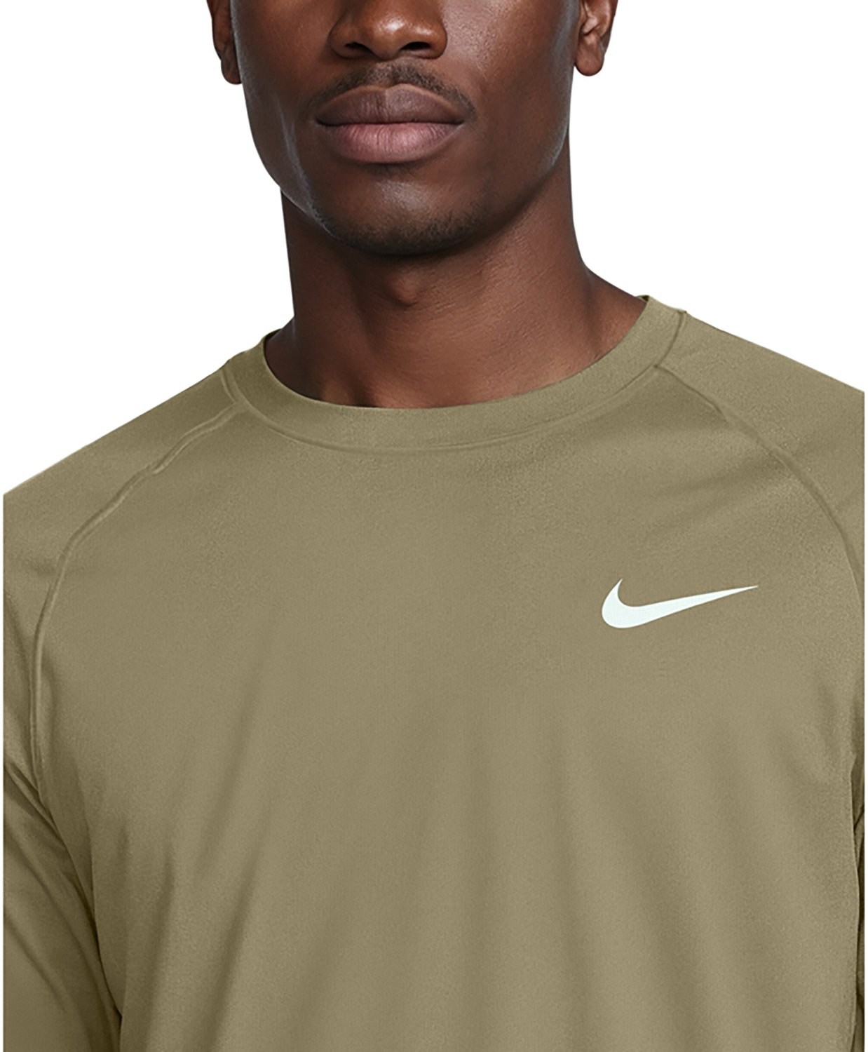 Nike Men's Essential Long Sleeve Hydroguard Rash Guard - view number 3