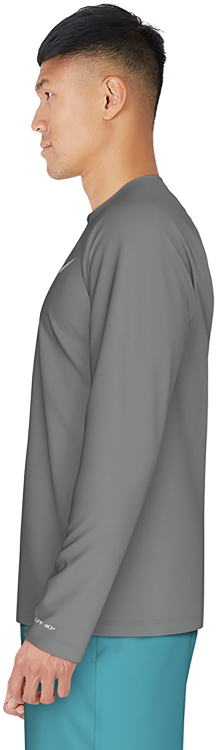 Nike Men's Essential Long Sleeve Hydroguard Rash Guard - view number 3
