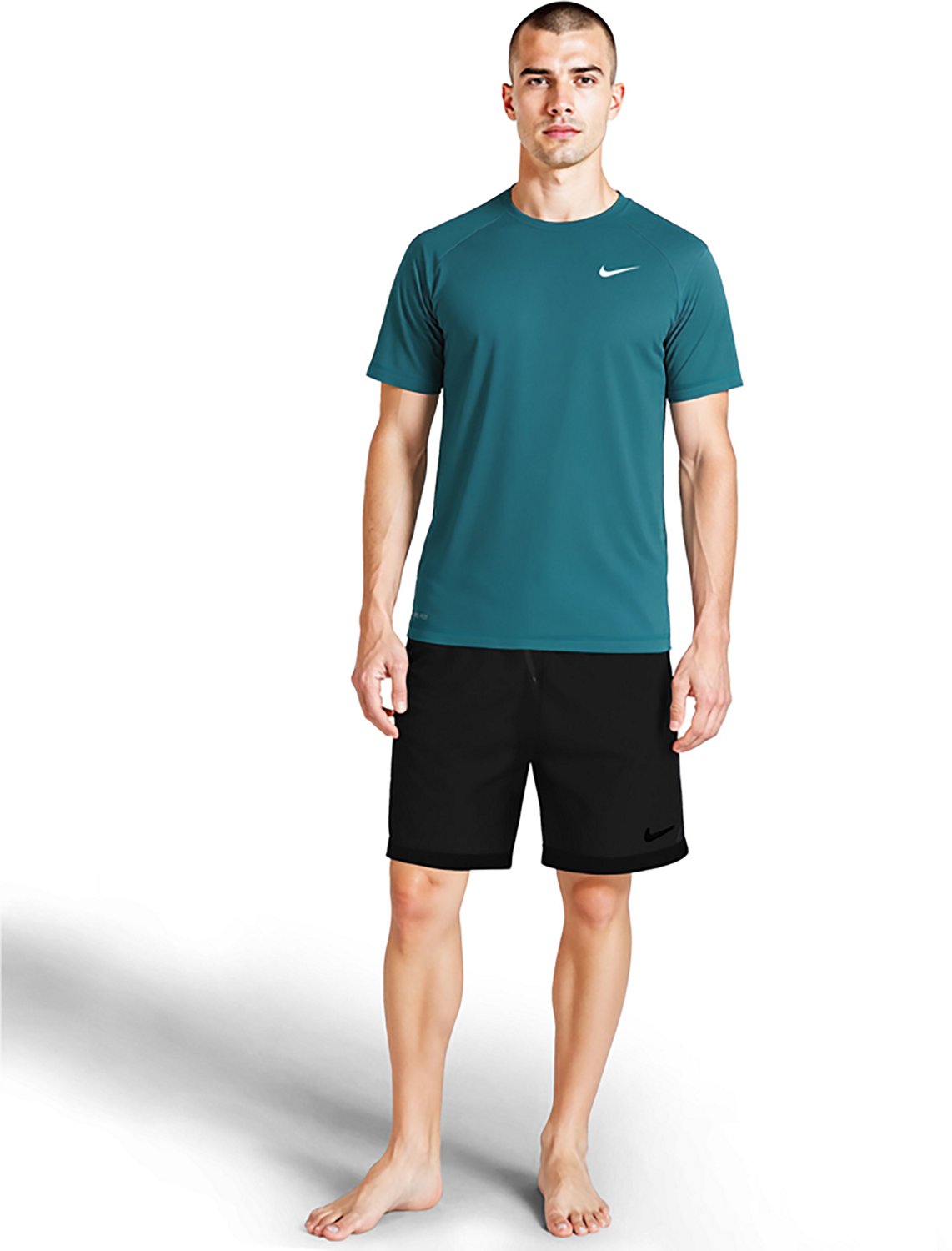 Nike Men's Swim Essential Short Sleeve Hydroguard - view number 5