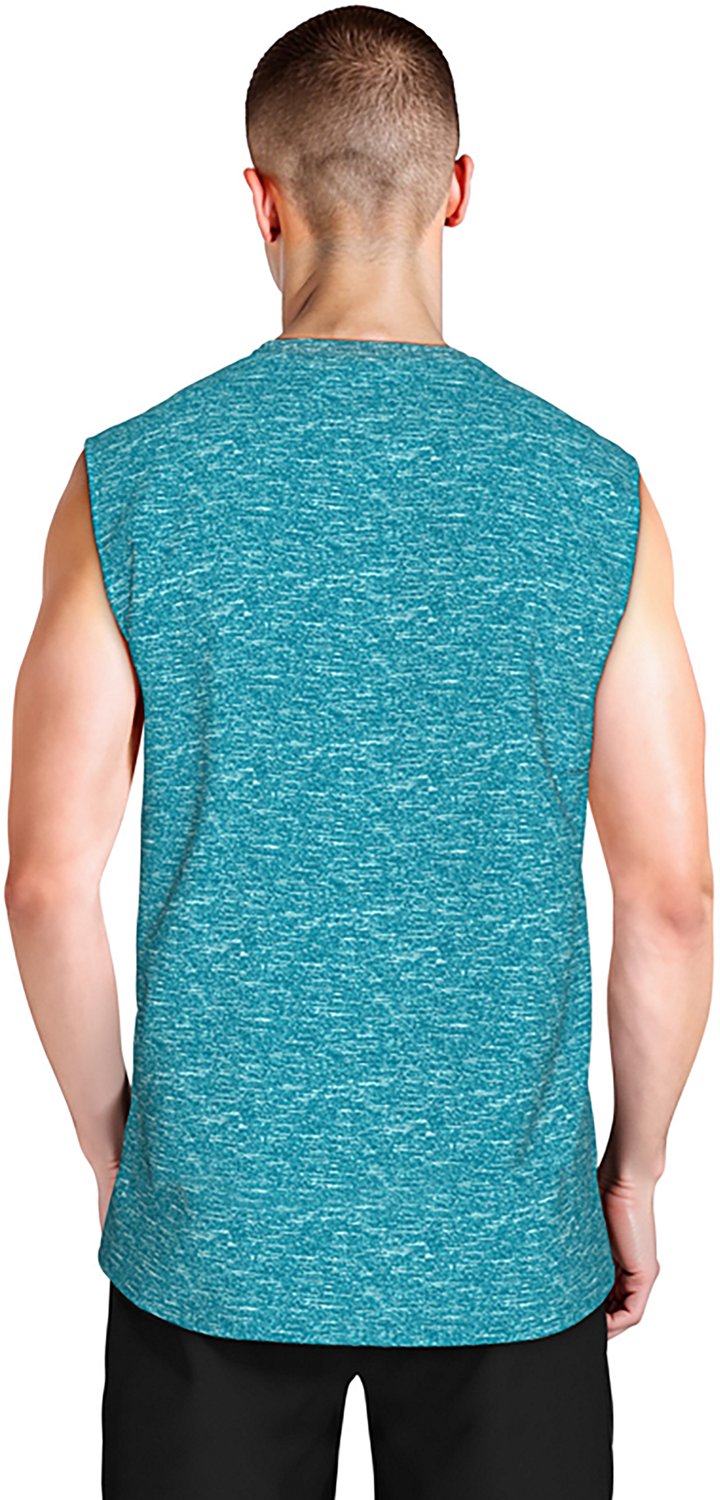 Nike Men's Swim Heather Sleeveless Hydroguard Top - view number 2