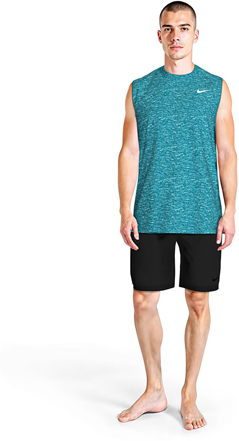 Nike Men's Swim Heather Sleeveless Hydroguard Top - view number 5