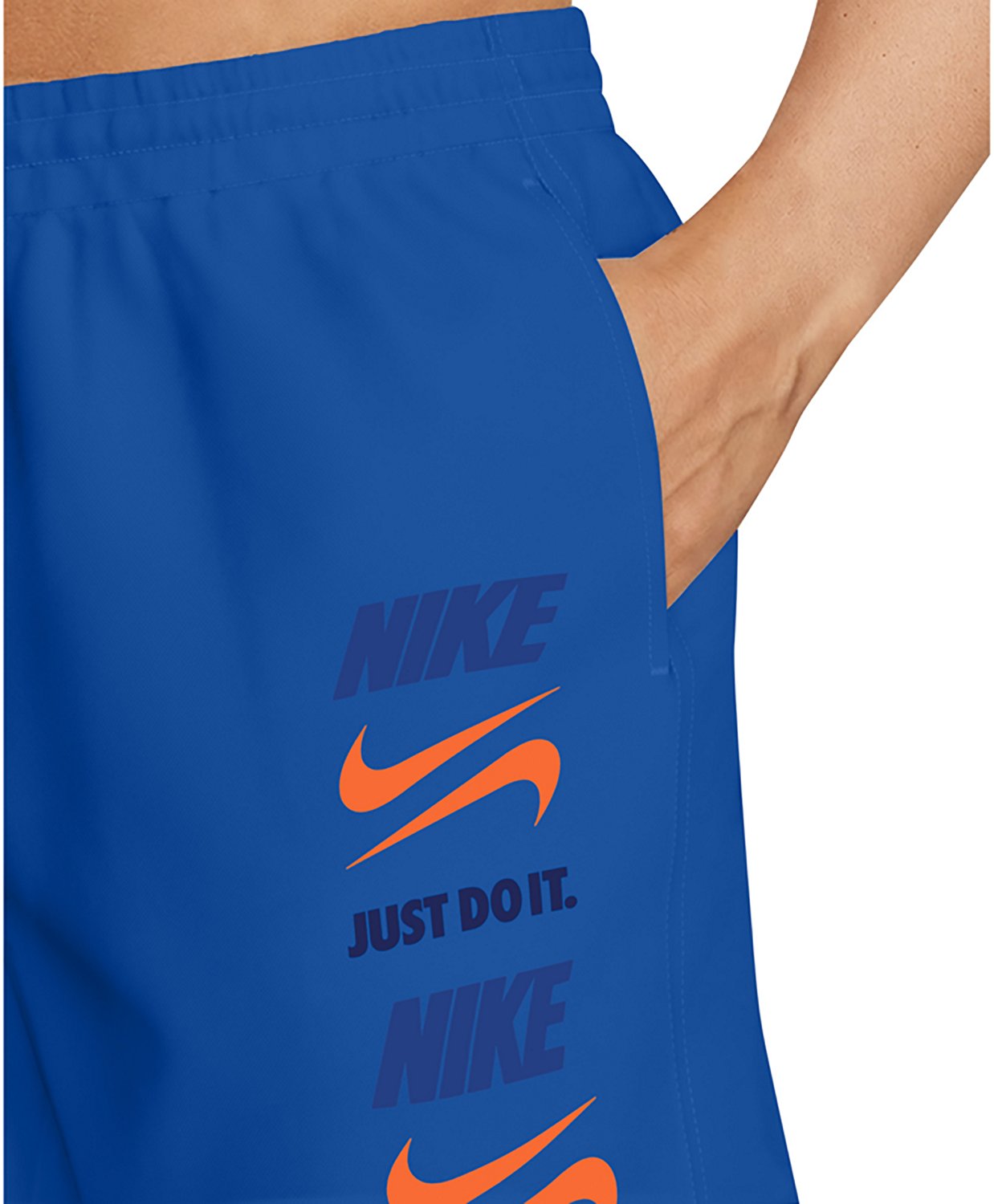 Nike Men’s Breaker Swoosh Link Volley Swim Shorts 7 in - view number 5