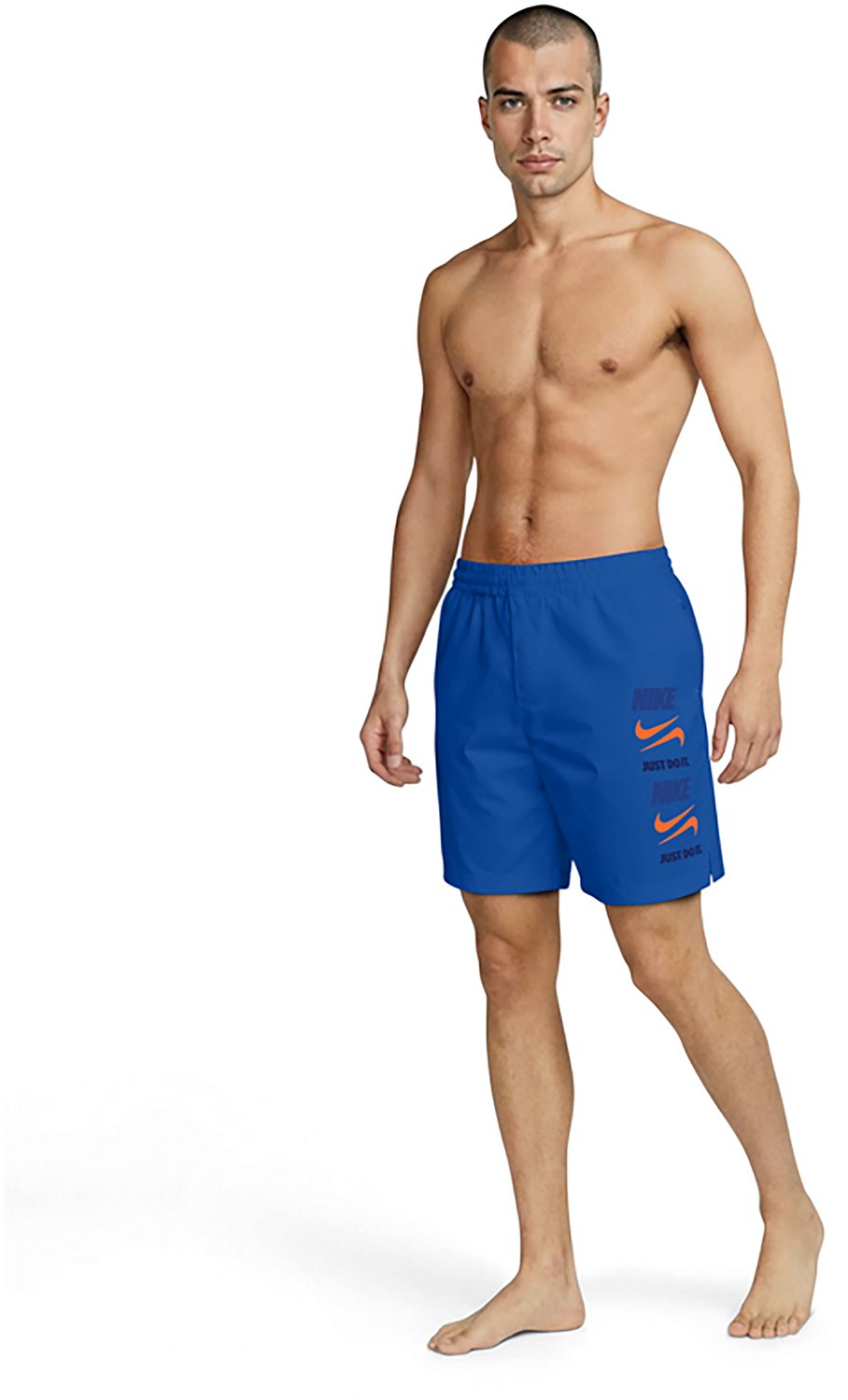 Nike Men’s Breaker Swoosh Link Volley Swim Shorts 7 in - view number 6