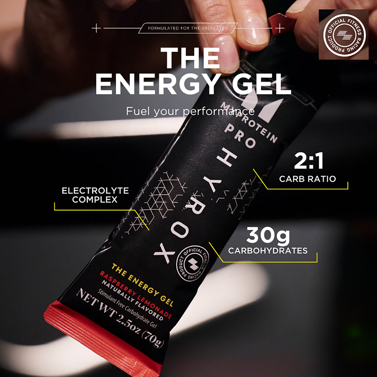 MyProtein HYROX Raspberry Lemonade 70 g Energy Gel - Singles - view number 3