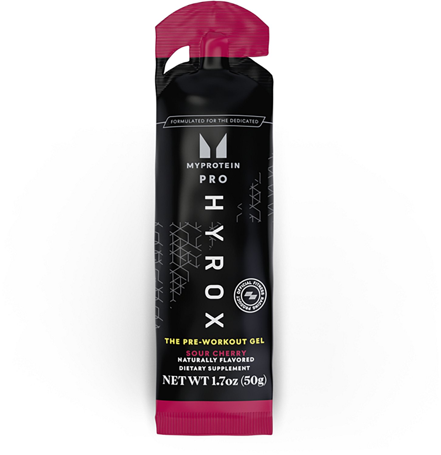 MyProtein HYROX 50 g Sour Cherry Pre-Workout Gel - Singles