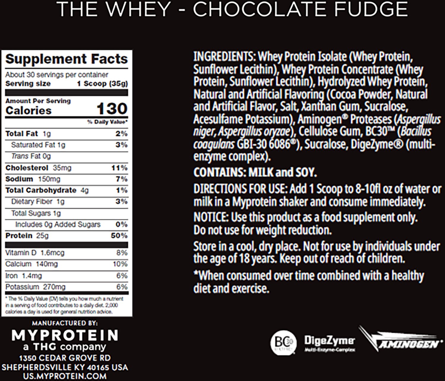 MyProtein HYROX THE Whey 2 lb Protein - 30 servings - view number 2