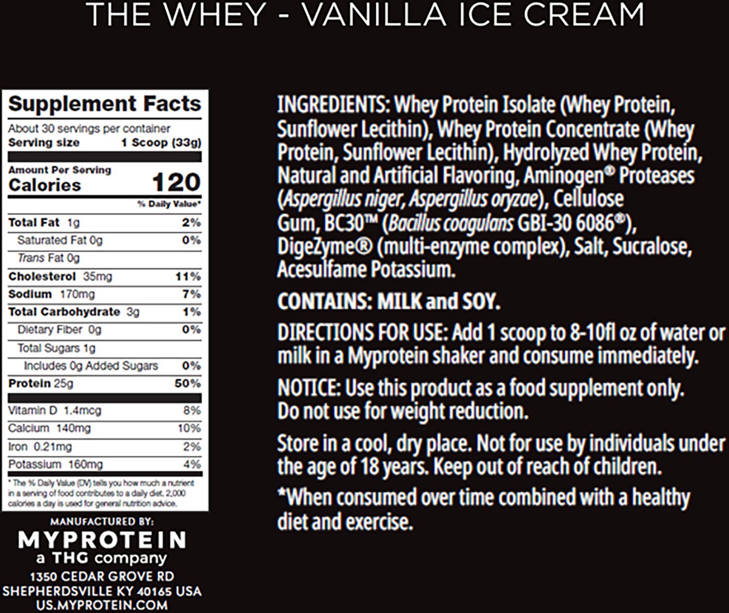 MyProtein HYROX THE Whey 2 lb Protein - 30 servings - view number 2