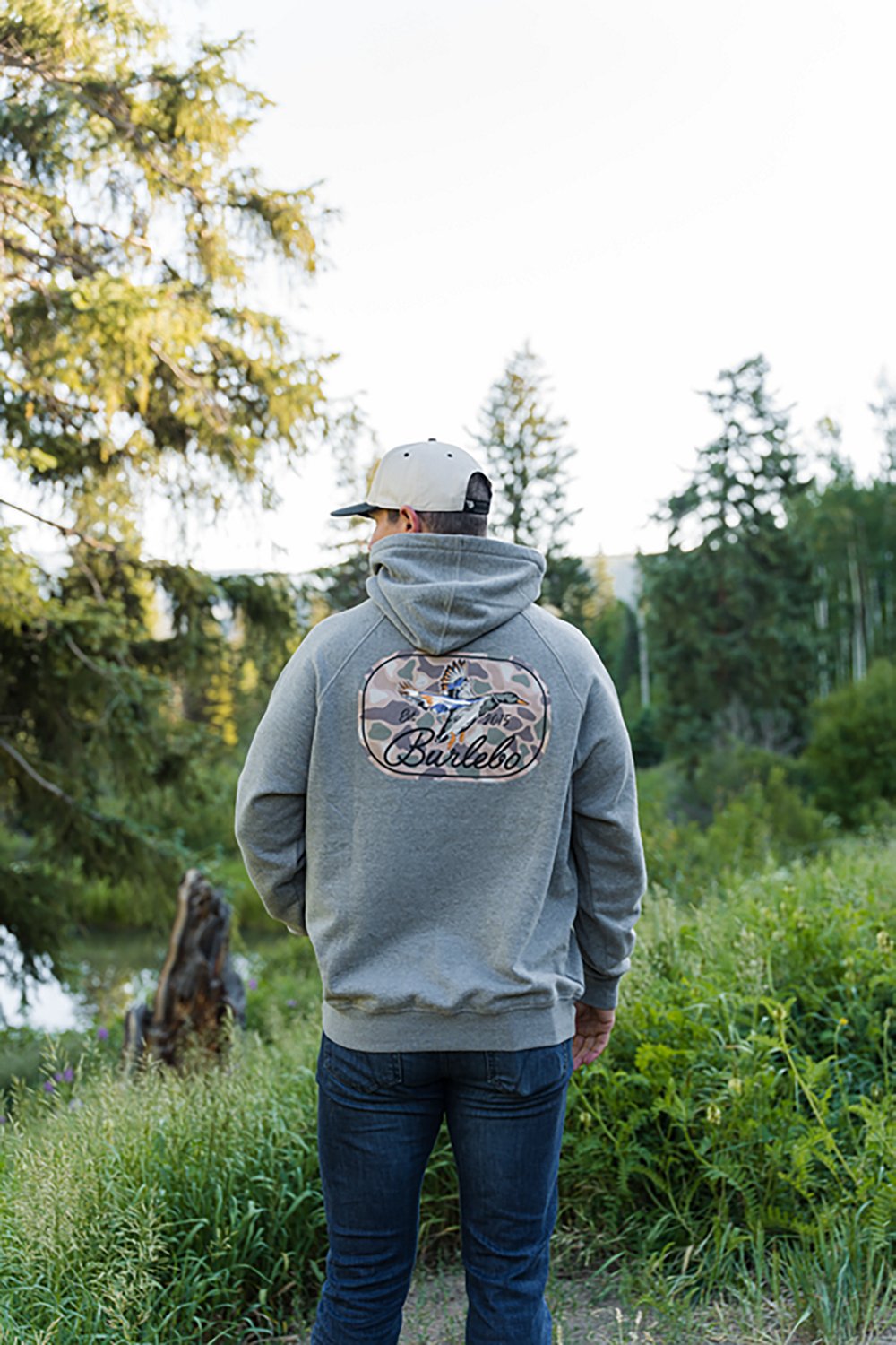 BURLEBO Men's Fleece Pullover Hoodie - view number 7