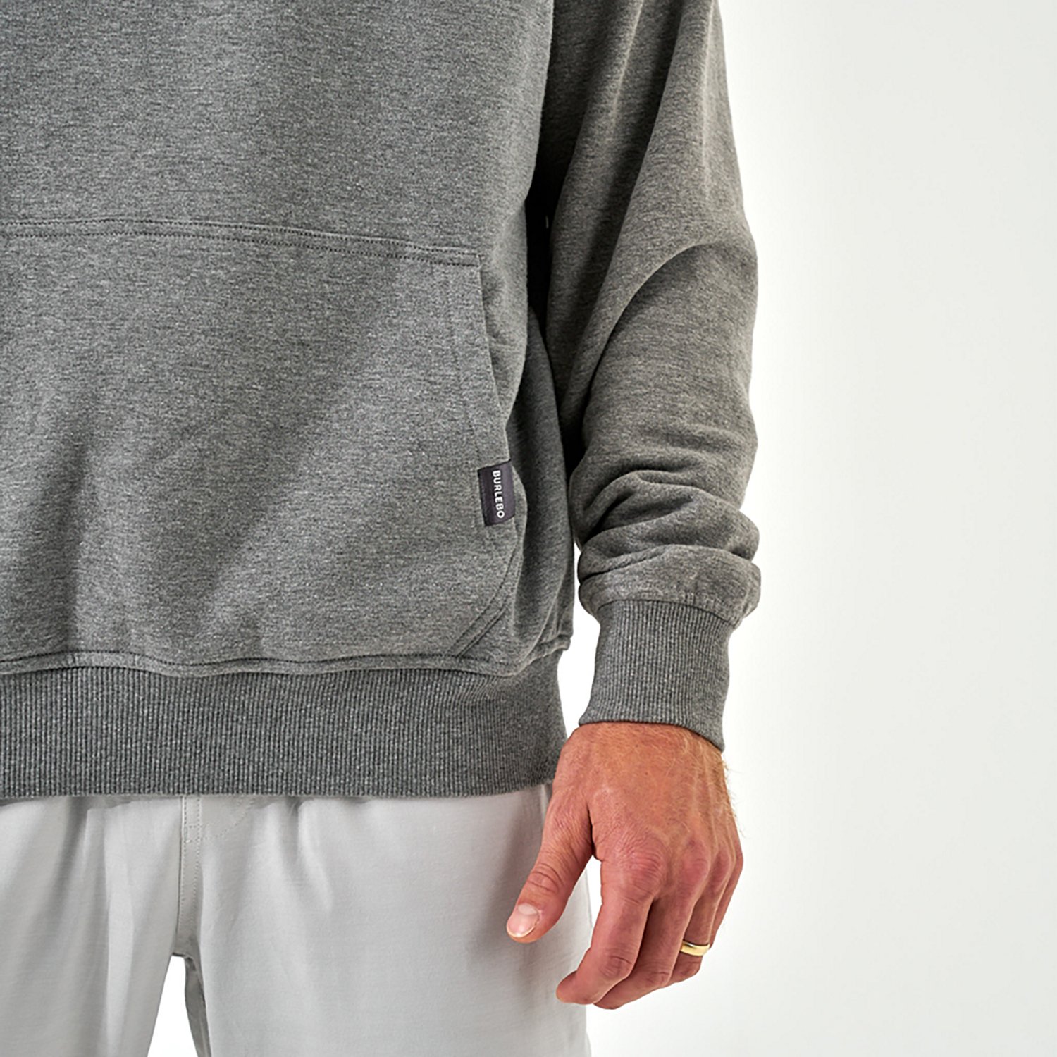 BURLEBO Men's Fleece Pullover Hoodie - view number 4