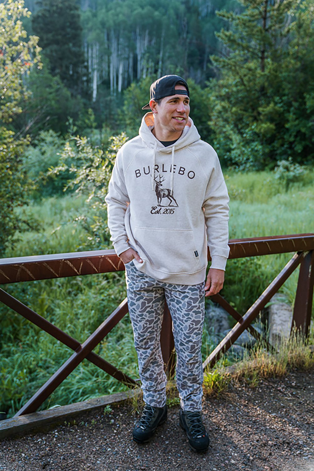 BURLEBO Men's Fleece Pullover Hoodie - view number 6