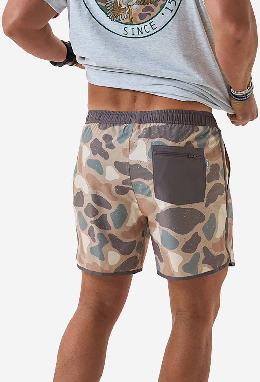 BURLEBO Men's Swim Trunks 6.25 in - view number 2