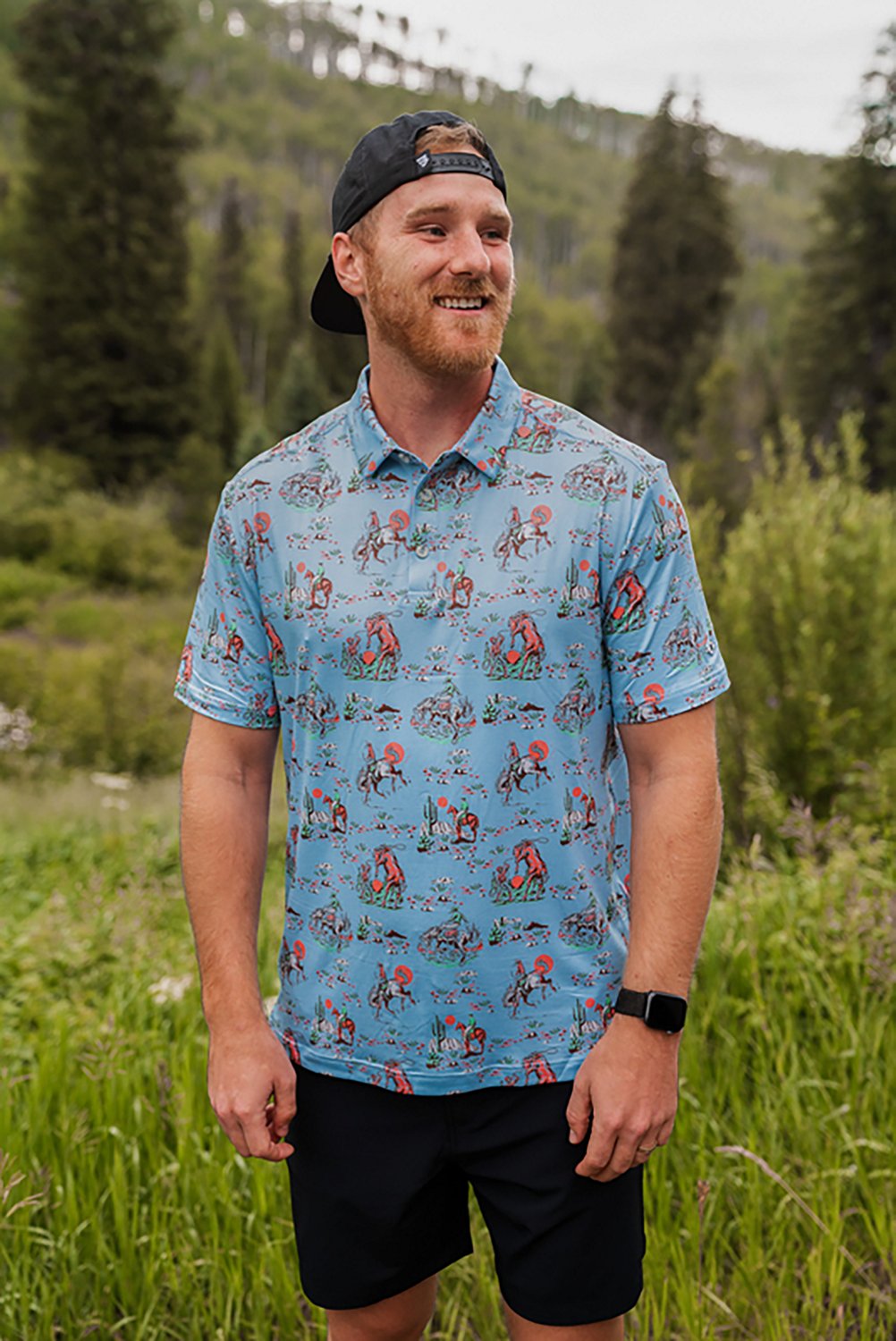 BURLEBO Men's Performance Polo Shirt - view number 6