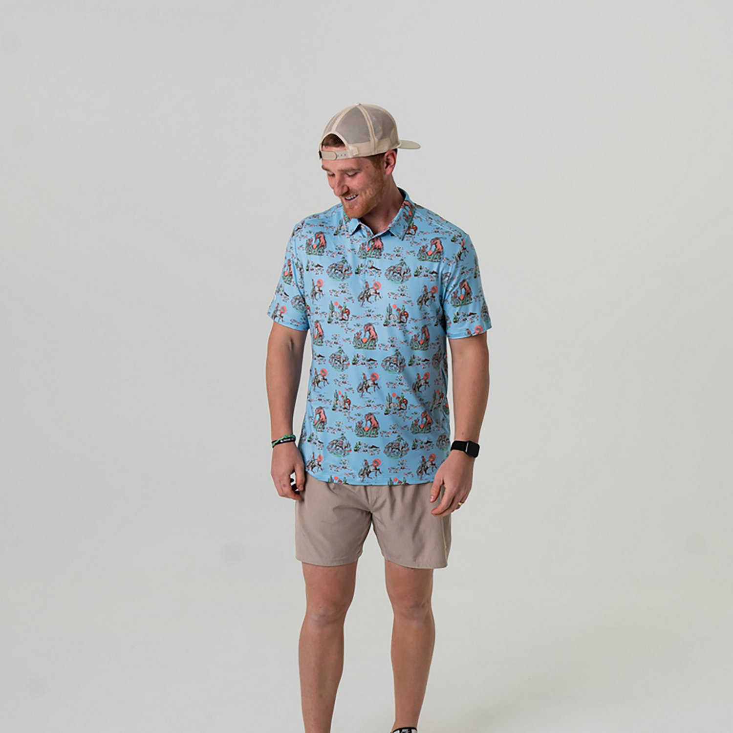BURLEBO Men's Performance Polo Shirt - view number 3