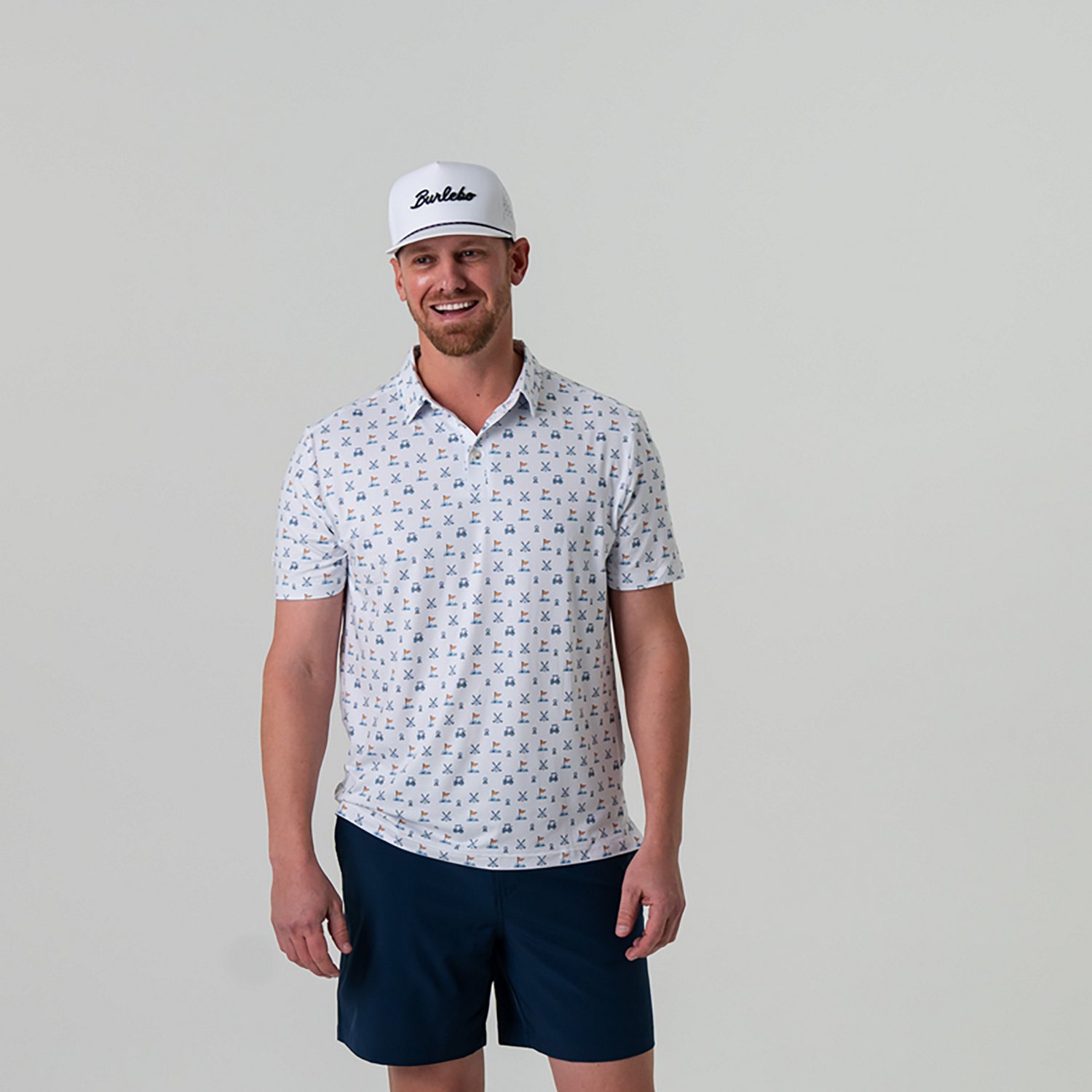 BURLEBO Men's Performance Polo Shirt - view number 3