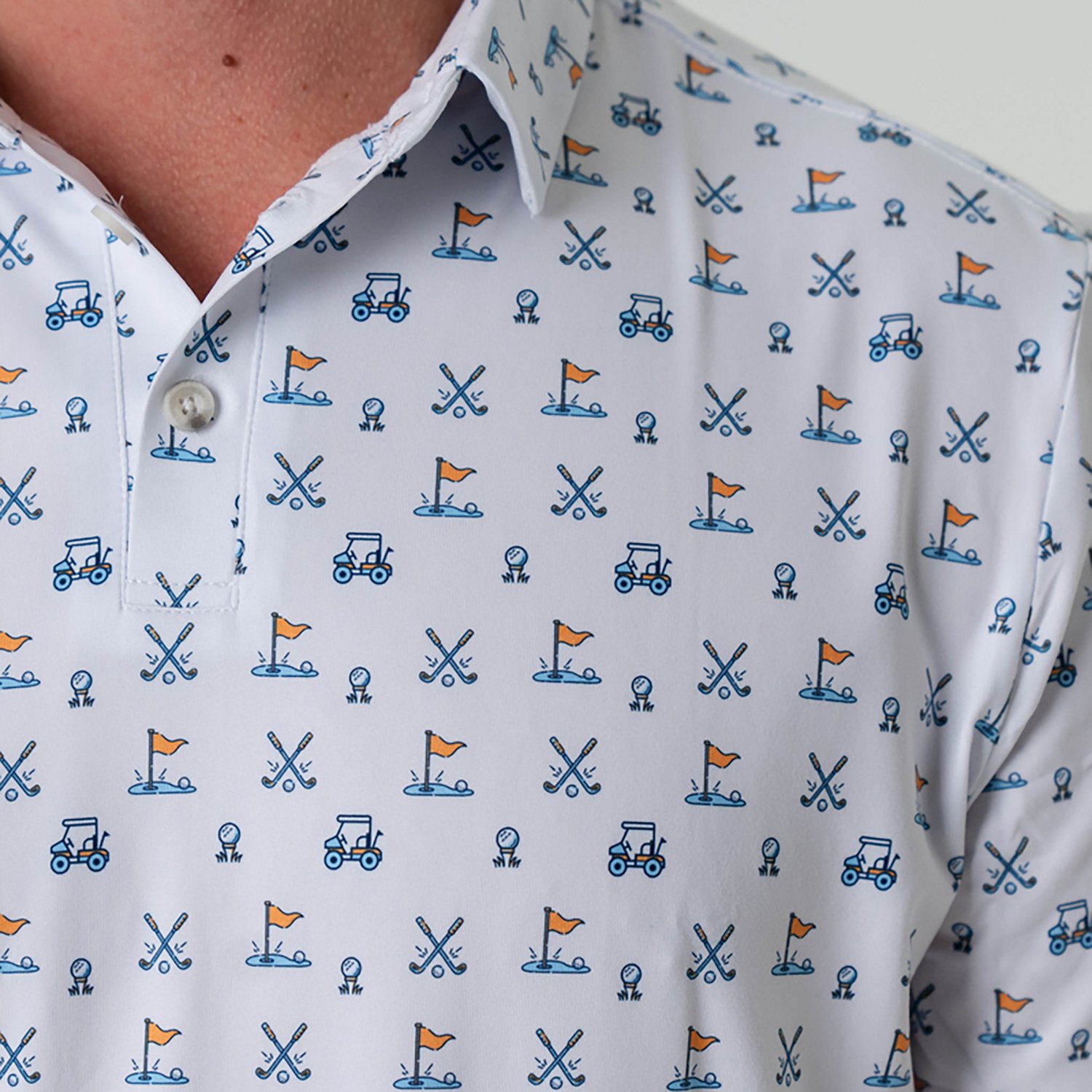 BURLEBO Men's Performance Polo Shirt - view number 4