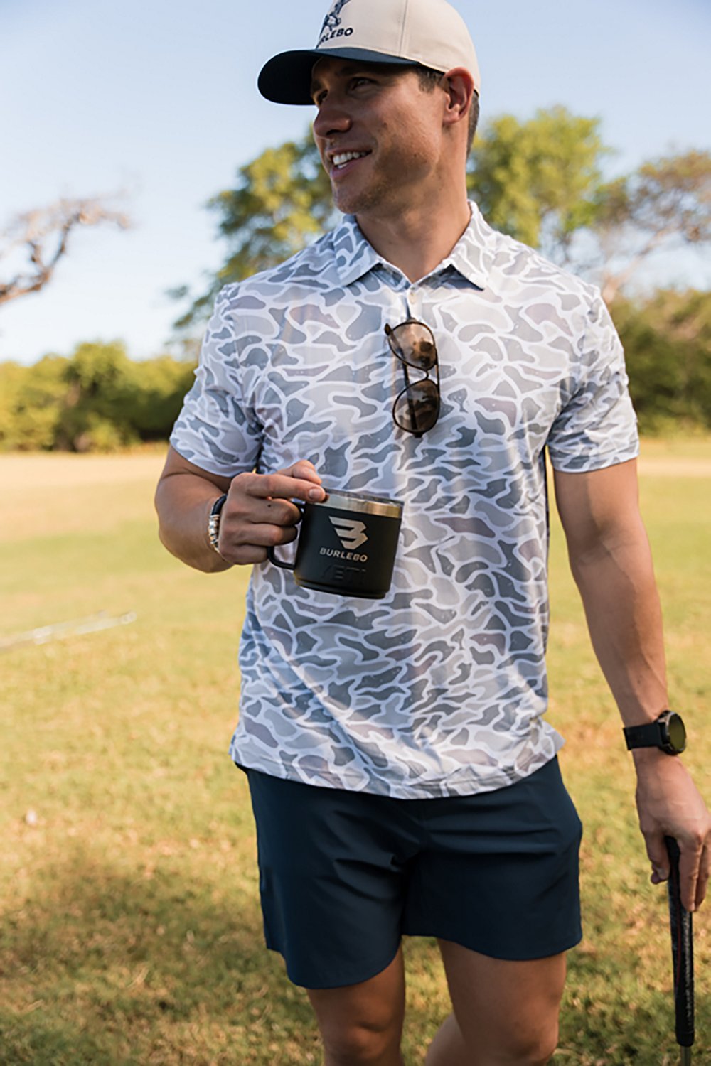 BURLEBO Men's Performance Polo Shirt - view number 5