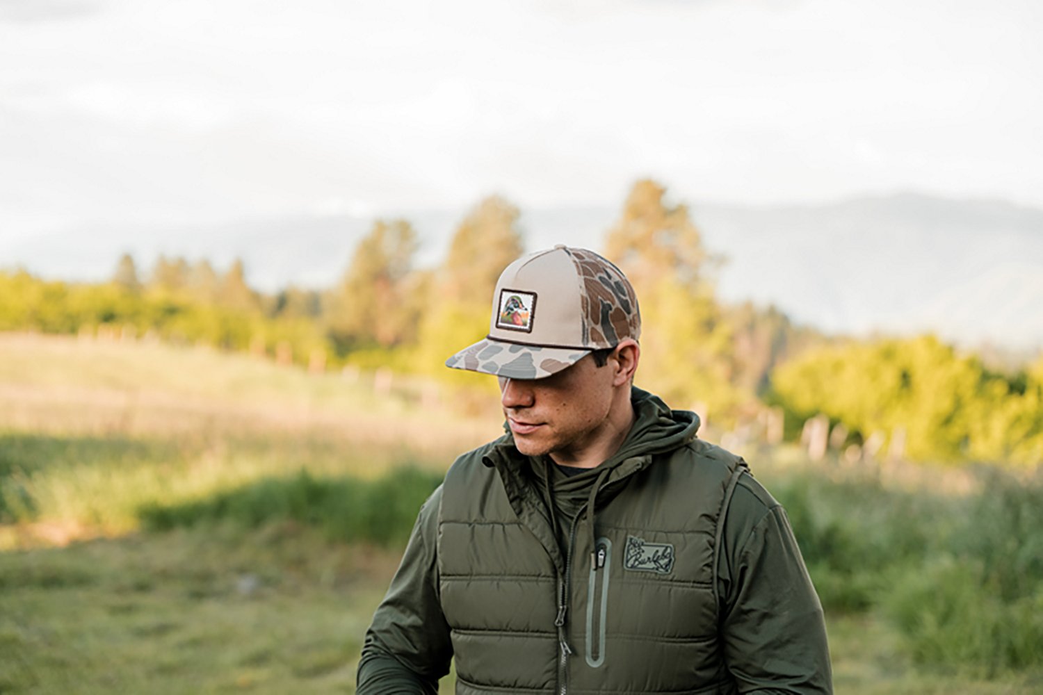 BURLEBO Men's Duck Stamp Camo Cap                                                                                                - view number 3