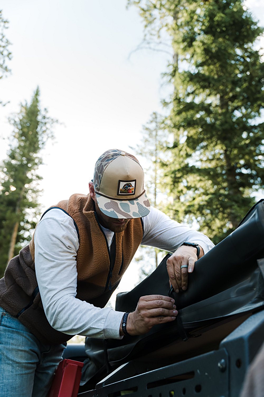 BURLEBO Men's Duck Stamp Camo Cap                                                                                                - view number 4