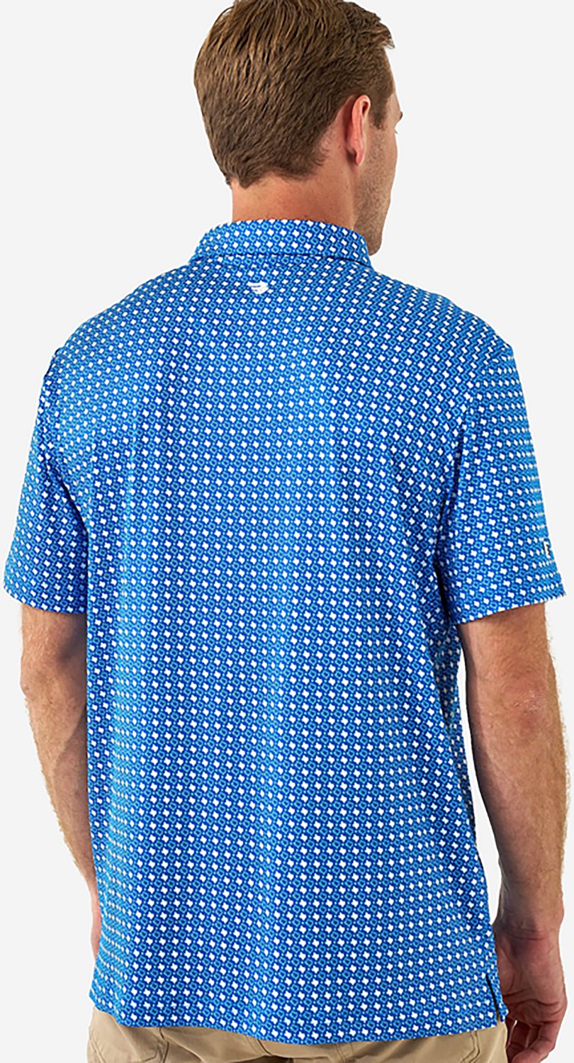 BURLEBO Men's Texas Pride Performance Polo Shirt - view number 2