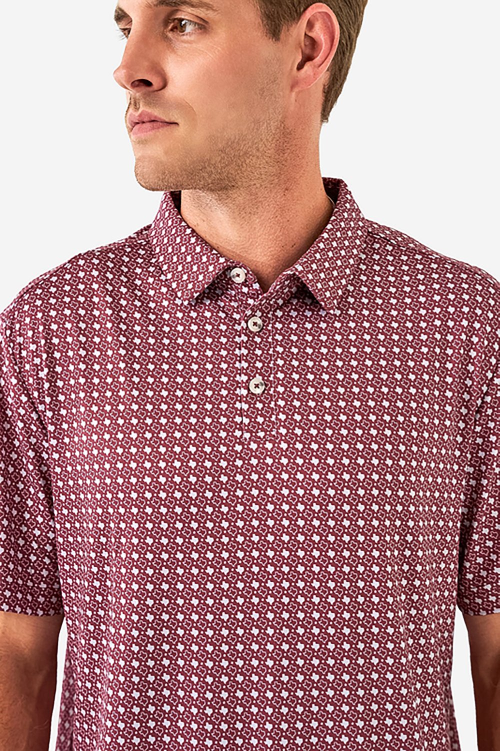 BURLEBO Men's Texas Pride Performance Polo Shirt - view number 3