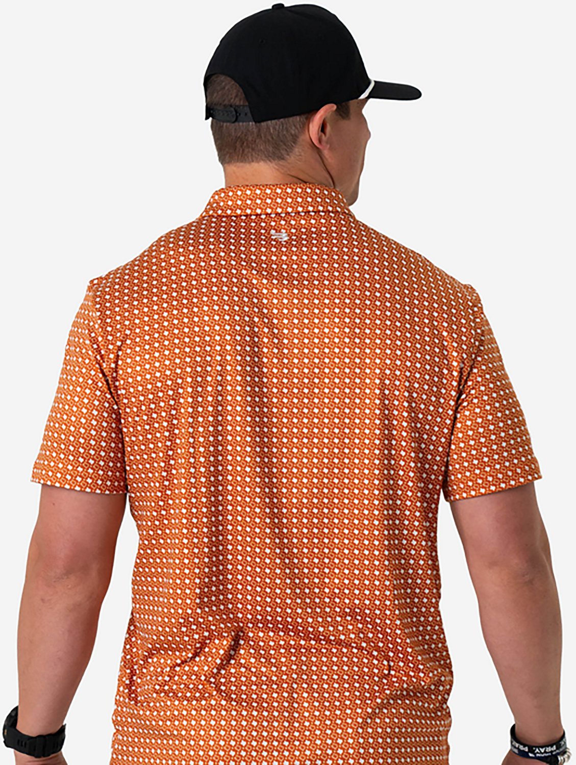 BURLEBO Men's Texas Pride Performance Polo Shirt - view number 2