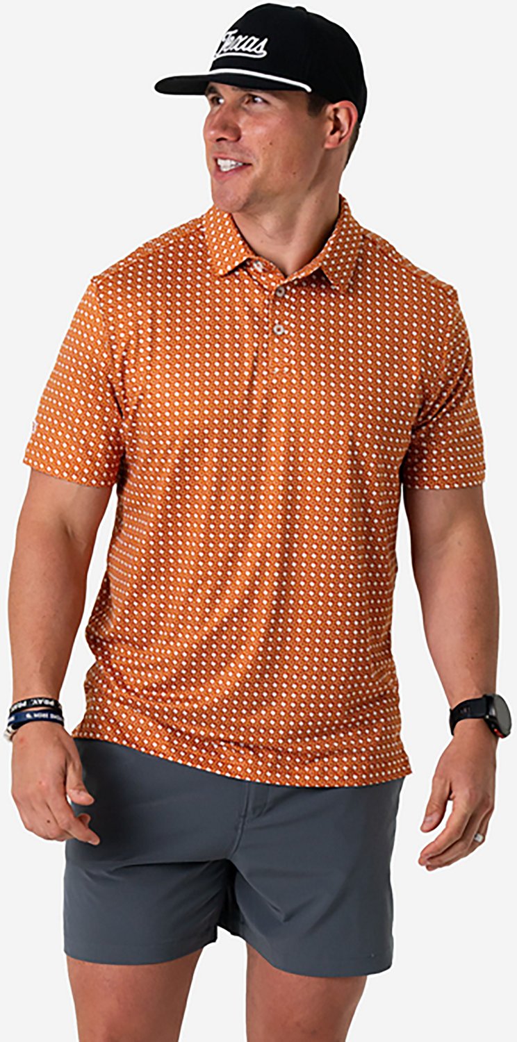 BURLEBO Men's Texas Pride Performance Polo Shirt - view number 3