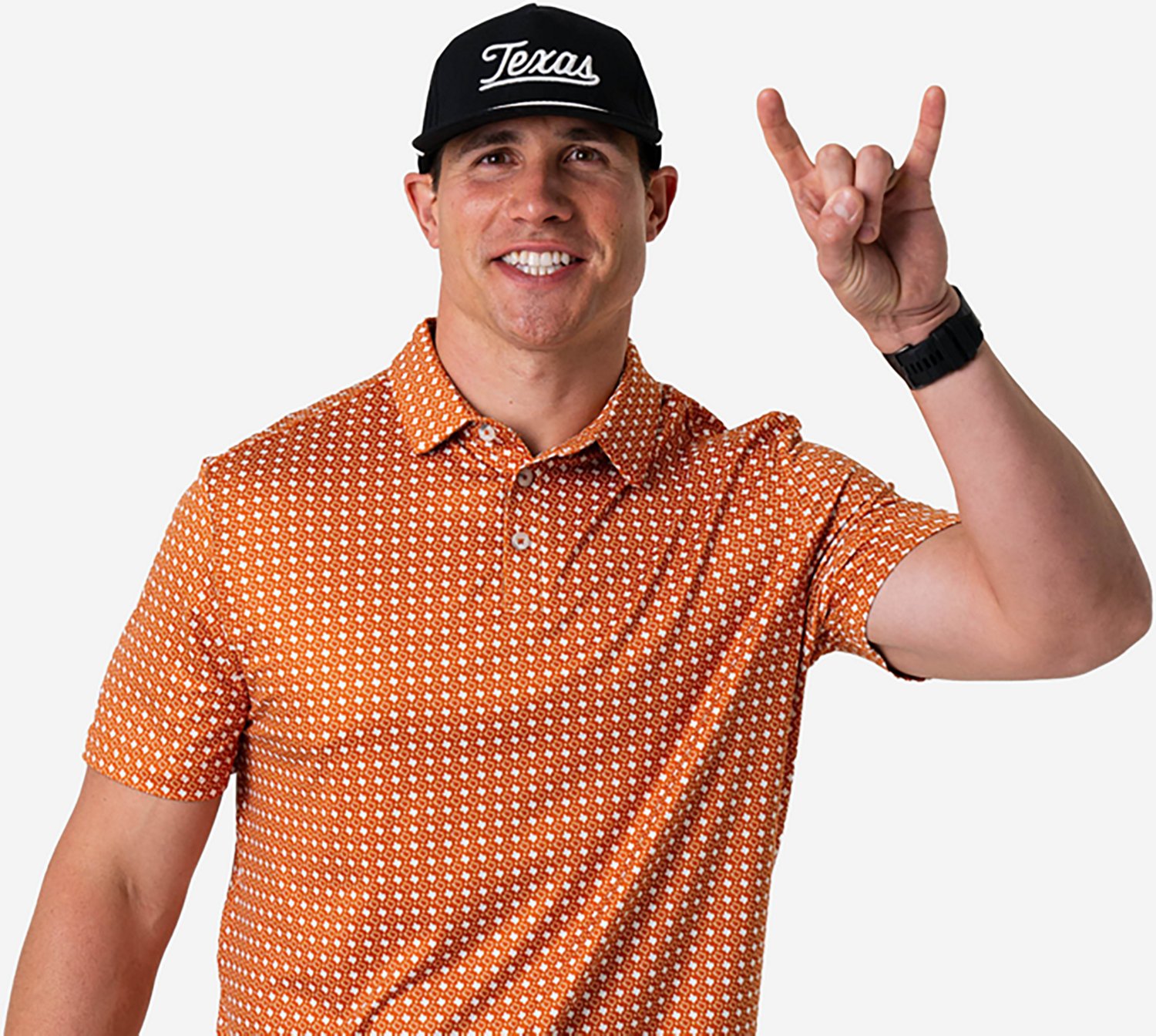 BURLEBO Men's Texas Pride Performance Polo Shirt - view number 4