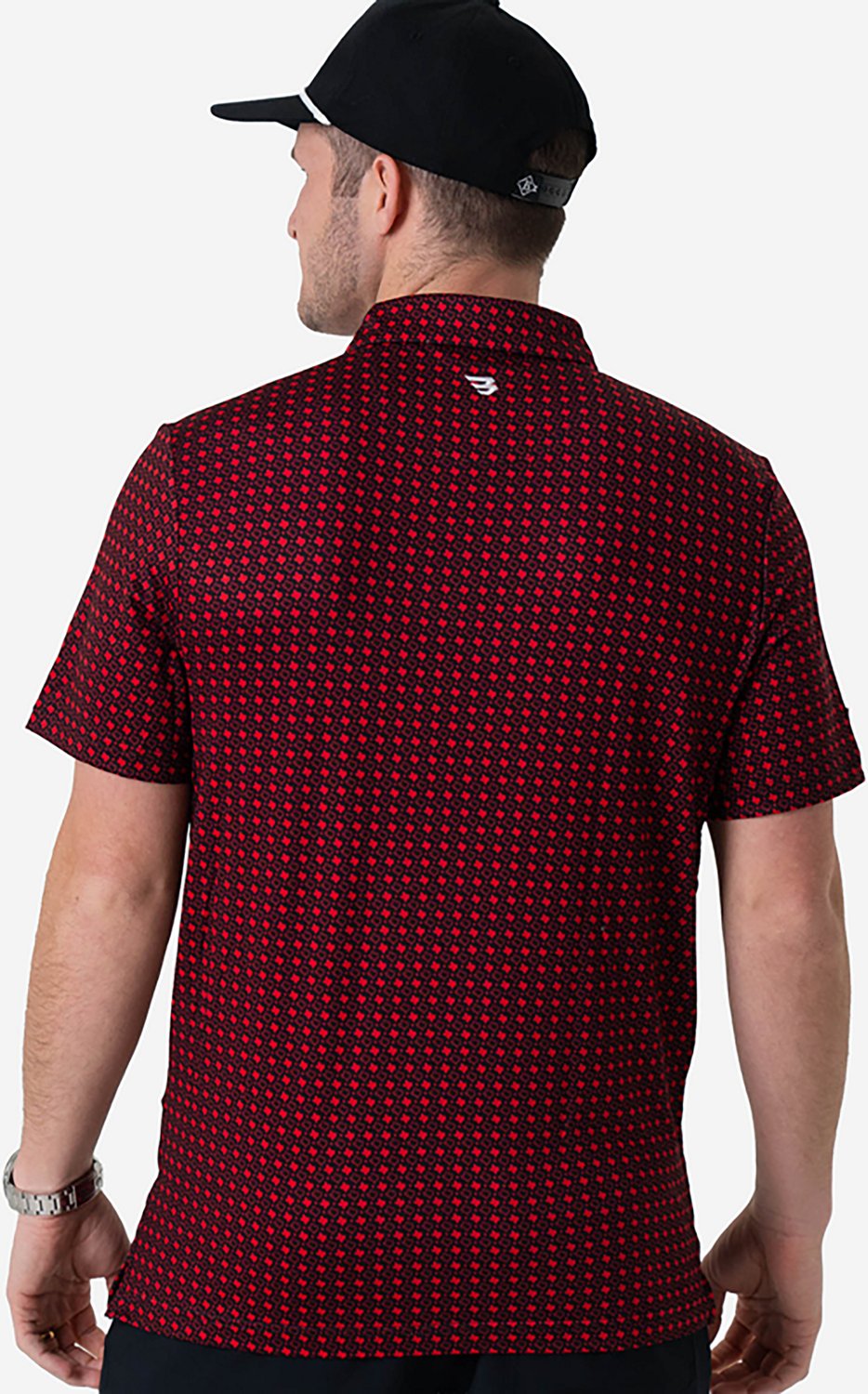 BURLEBO Men's Texas Pride Performance Polo Shirt - view number 2